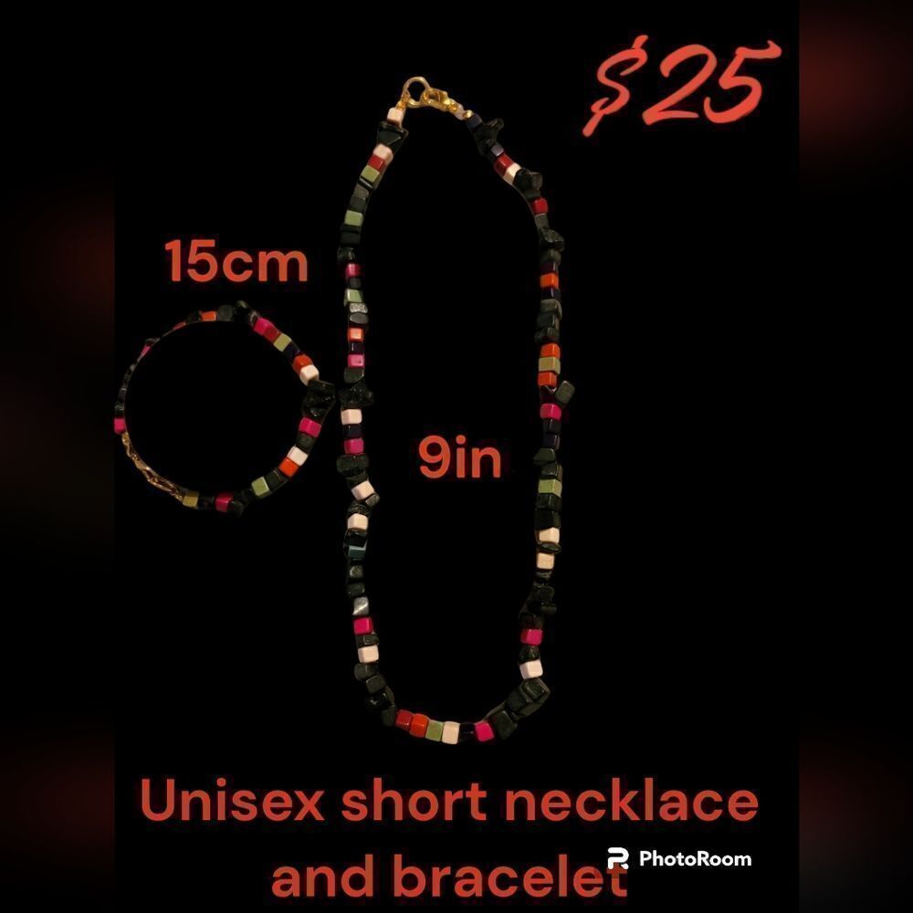COPY- Handmade necklace and bracelet set